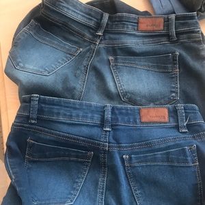 2 for $25 Express Jeans soft skinny style, size 4